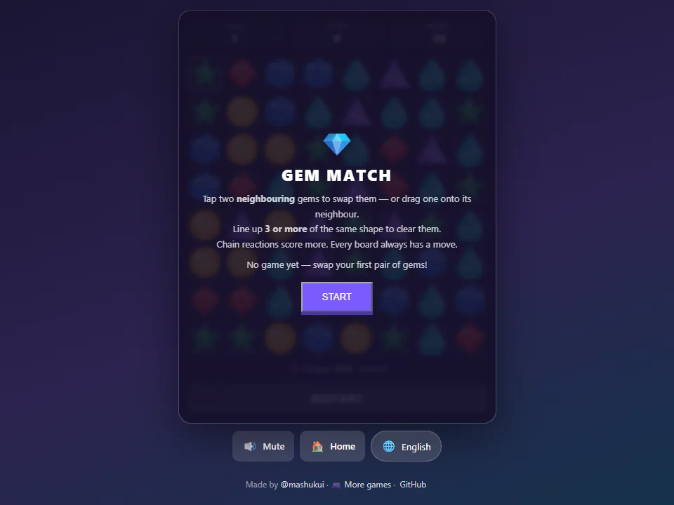 Gem Match game