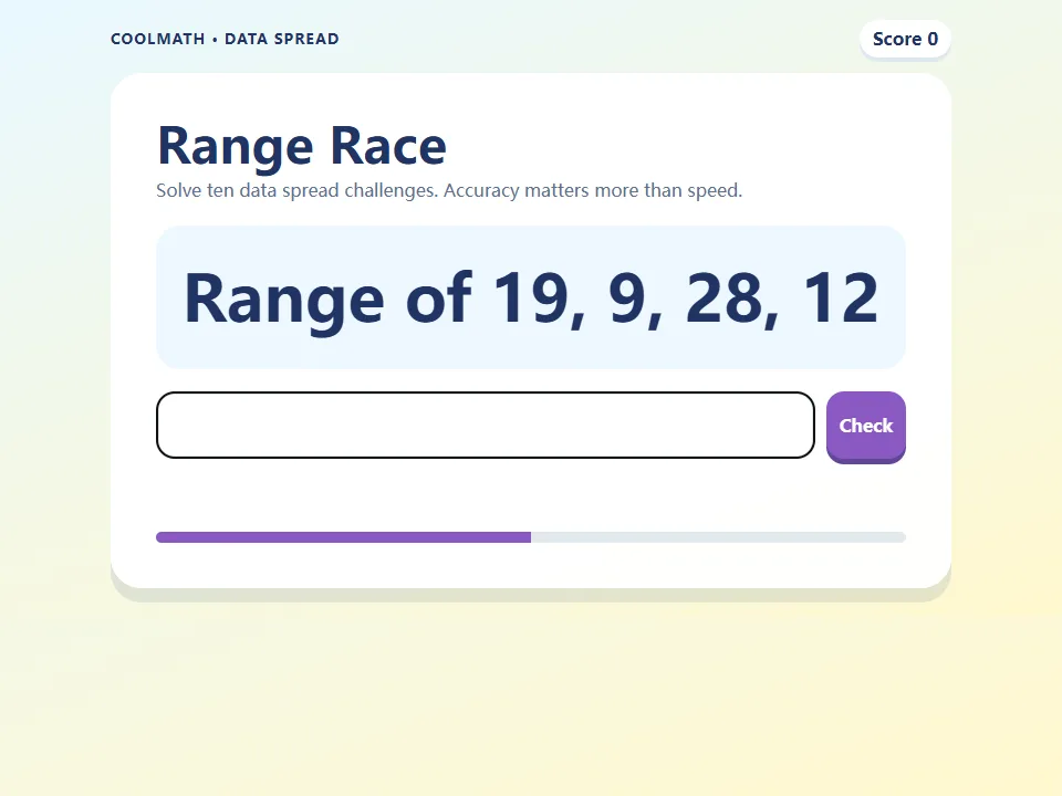 Range Race game