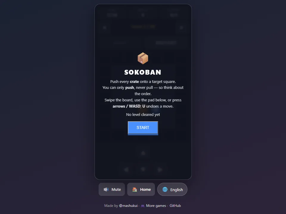 Sokoban game